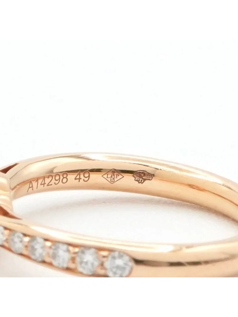 Chanel Ring Pink Gold Camellia Diamond